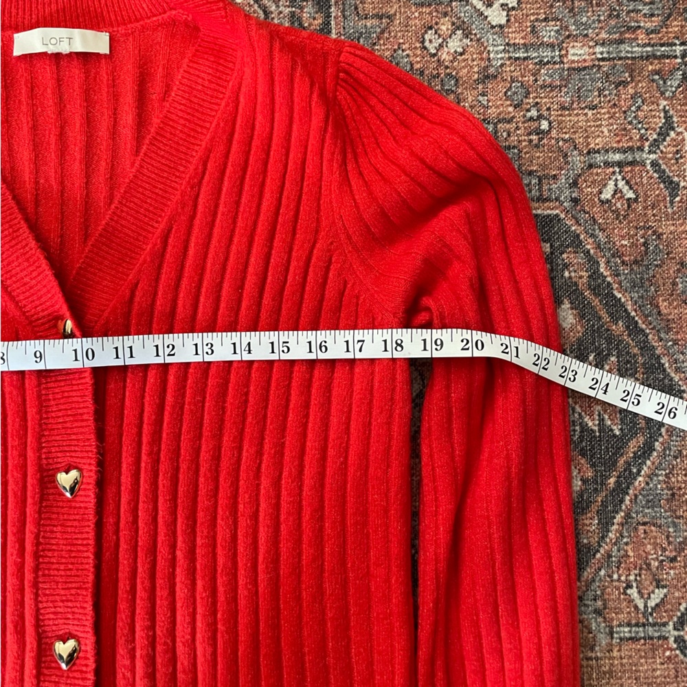 Loft Heart Button Cardi - Picture 7 of 9